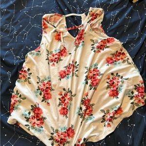 Floral tank top